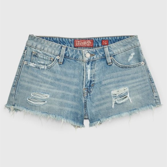 NWT Lucky Brand Cut Off Denim Short In Reyes - Picture 1 of 10